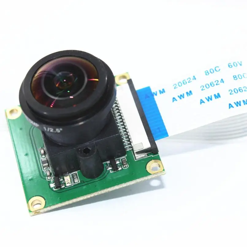OV5647 5MP obiettivo Fisheye grandangolare 175 gradi Raspberry pi3/2 modulo fotocamera modello B.