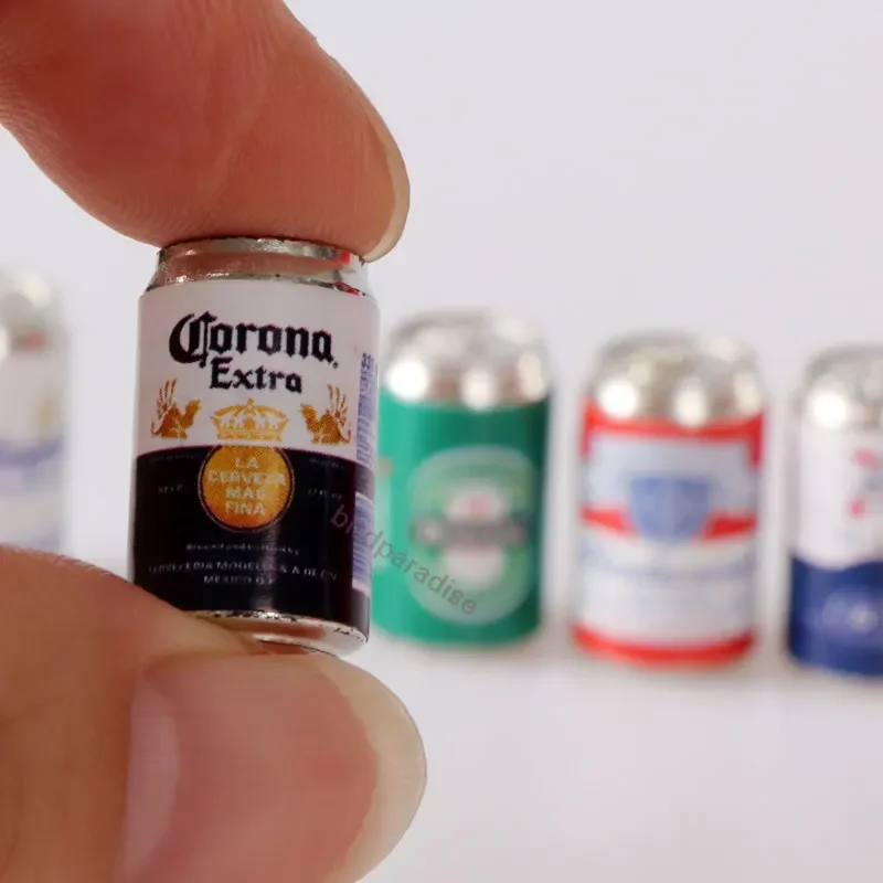 Miniatur Mini Eis Bier Kann Lebensmittel Snack Getränke Modell Für Blyth Ob11 Puppen Zubehör Kinder Pretend Spielen Supermarkt Spielzeug