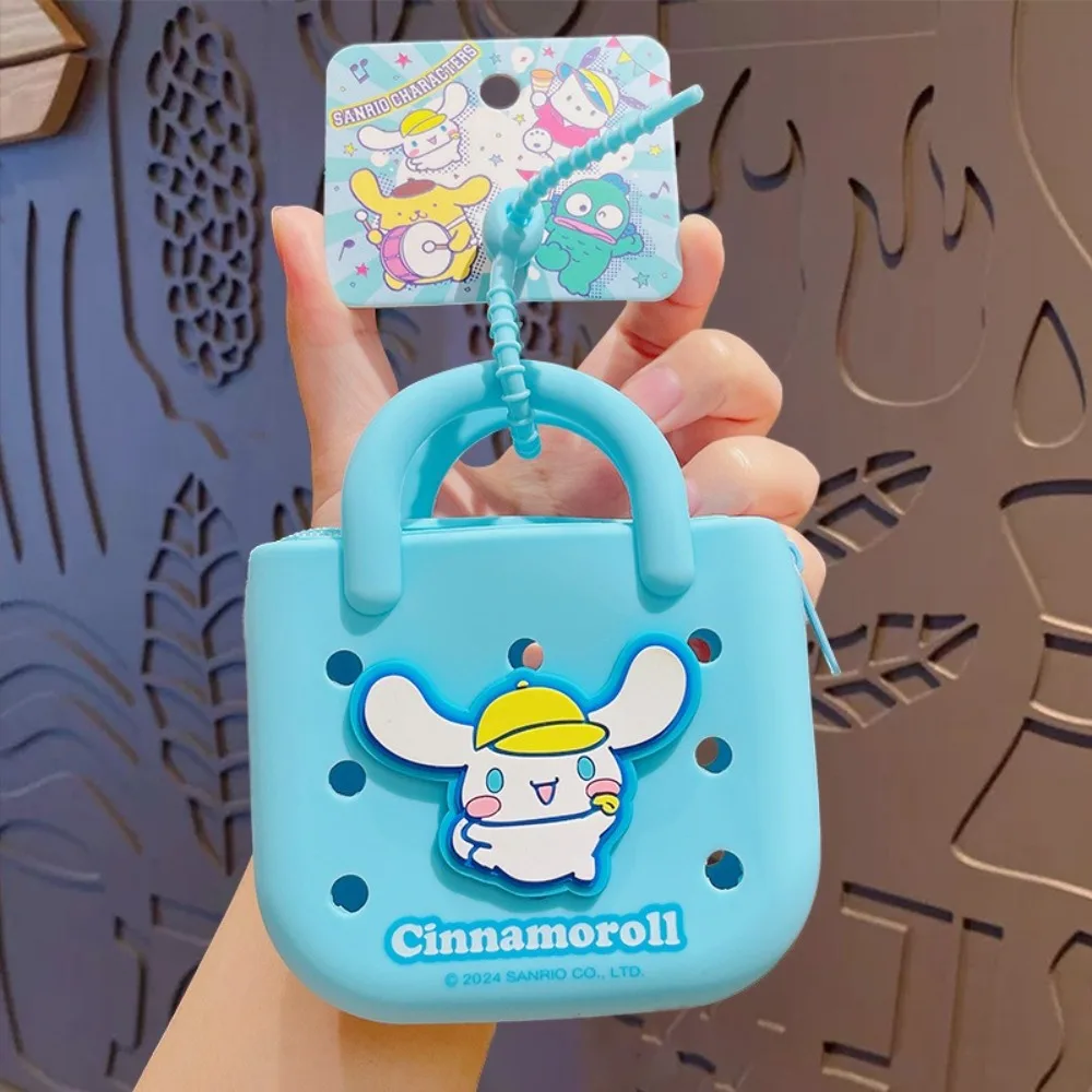 Genuine Sanrio Kitty Kuromi Melody Cartoon Bracelet Keychain Wallet Earphone Bag Pendant Charm Phone Anti-lost Wrist Strap Chain view 4