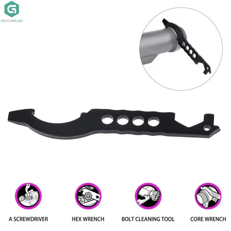1PCS Tactics Multitasker Mini Wrench M4 Tools Maintenance Disassembly Wrench Bicycle Repair PEQ Buffer Tube Modification Tools
