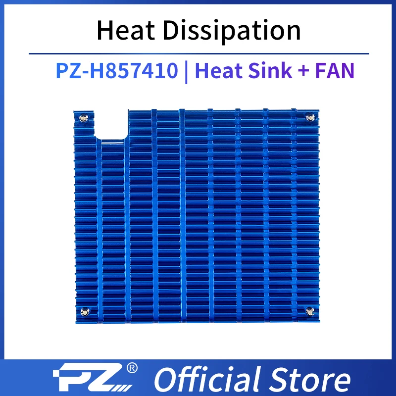 

Puzhi Heat Dissipation PZ-H857410 Sink Combined with Fan for XILINX ZYNQ UltraScale+ ZU7EG ZU7EV ZU11EV ZU9EG ZU15EG