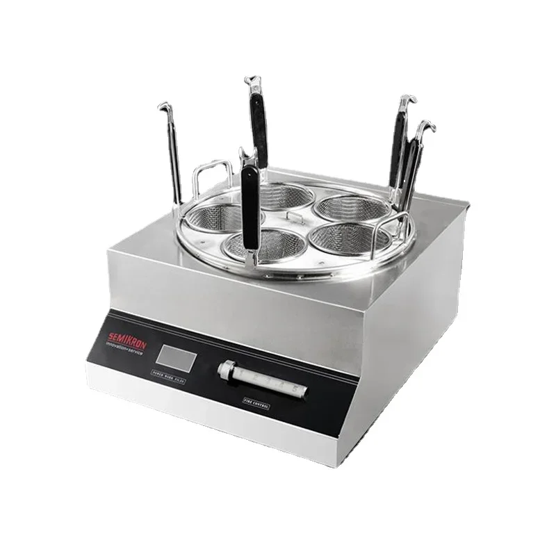 

Commercial Noodle Cooker Stainless Steel Table Type Noodle Cooking Furnace 5000W Commercial Noodle Cooking Machine SMK-TSZML01