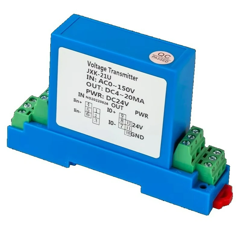 Voltage sensor 1 in 1 out DC24V power supply 0-1000 volts to 4-20 mA