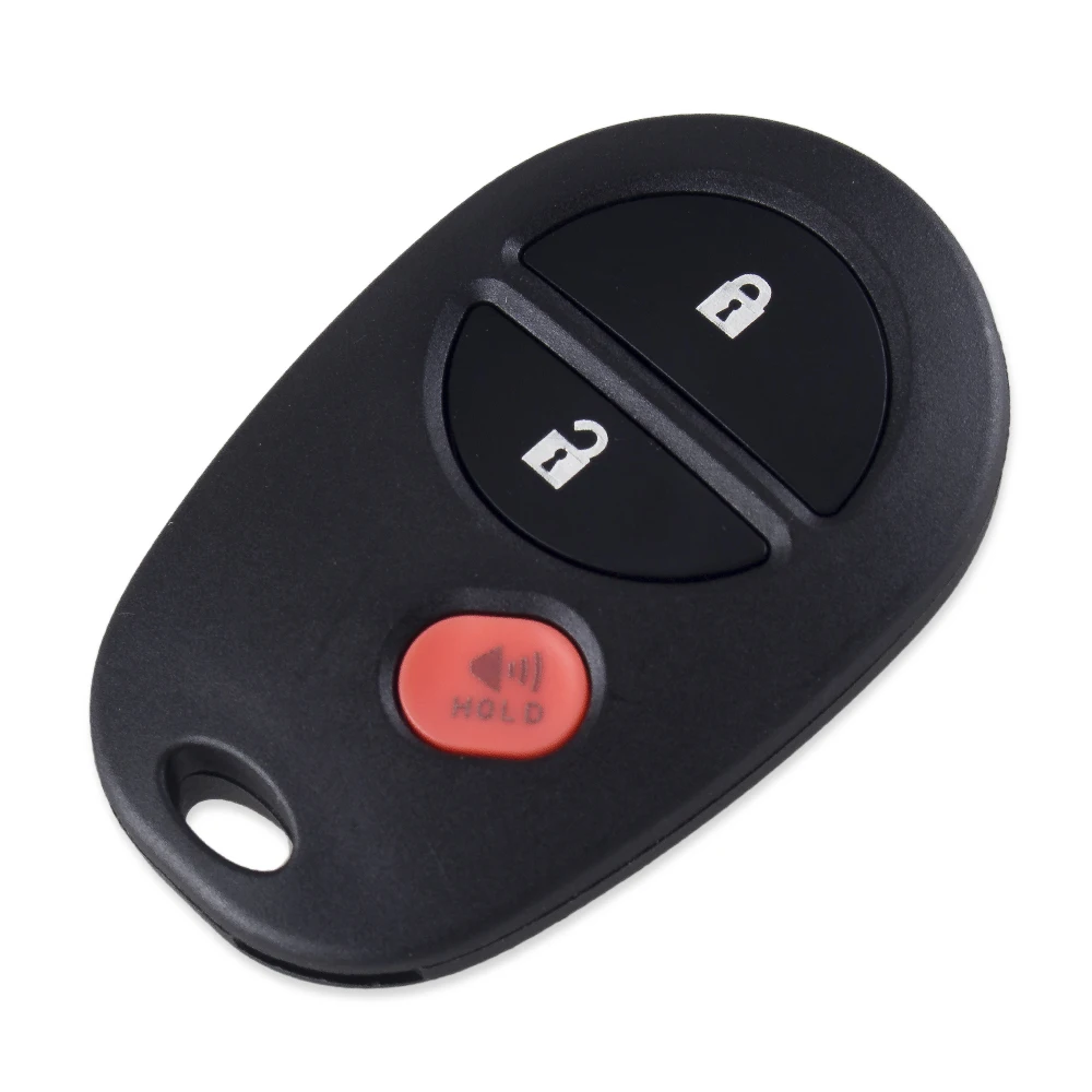 KEYYOU Complete 3 Buttons Remote Car Key Fob For Toyota Tacoma HIGHLANDER SEQUOIA Sienna Tundra GQ43VT20T 315Mhz