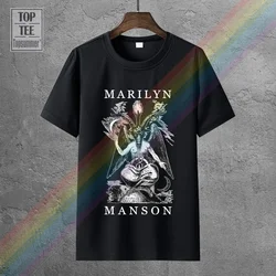 Marilyn Manson Bigger Than Satan Baphomet Eliphas T-Shirts Goth Retro Tshirt Gothic Emo Tee Shirt Punk Hippie T-Shirt