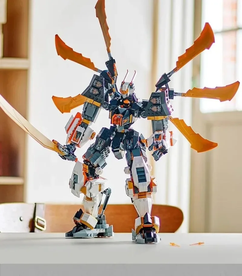 

1055pcs Kou's Titan Phantom Ninja Building Blocks Compatible 71821 DIY Assemble Bricks Model Toy Birthday Christmas Gifts