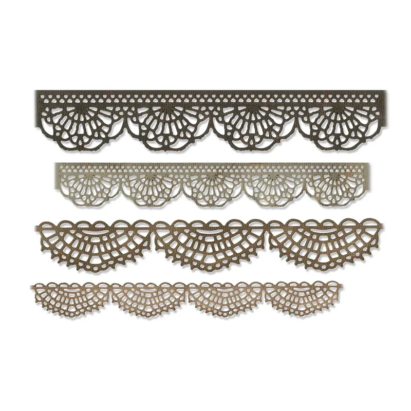 New Border Metal Cutting Dies and Edge Frame Lace Die Cut Scrapbooking For Crafts Card Paper Making No Stamps Sets