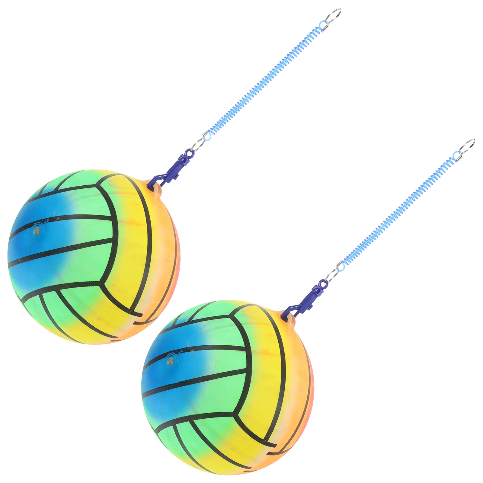 Equipo de juego al aire libre para niños, juguetes deportivos, pelota de palmaditas, pelotas hinchables de PVC, 2 uds.