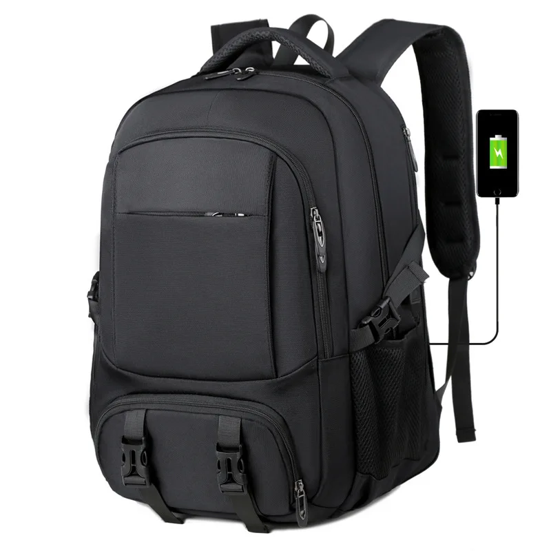 Fashion Men's Backpack Advanced Sense Casual Travel Watertight Backpack College Student Schoolbag Large Capacity Laptop Backpack