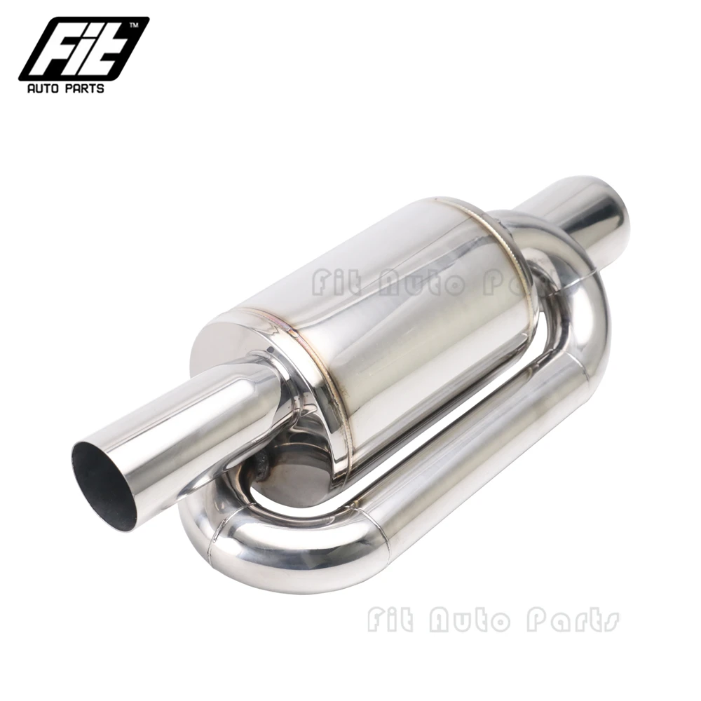 السفينة حرة العالمي 1 قطعة الفولاذ المقاوم للصدأ السيارات الخمار S-FLOW موغن انتيغرا CTR نوع R العادم تلميح 2 ''مدخل العميق الصوت Downpipe #6