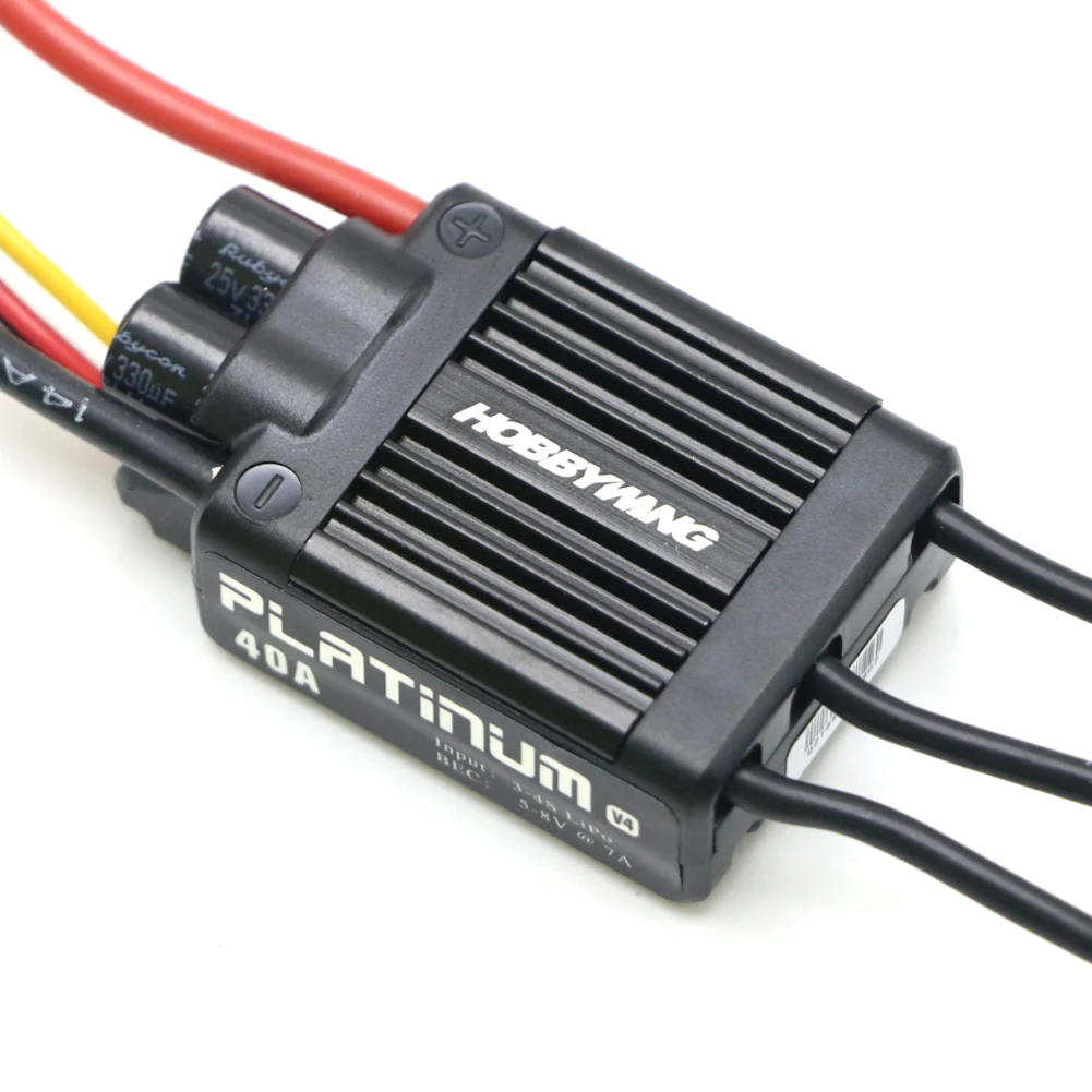 Hobbywing Platinum 40A V4 Бесщеточный электронный регулятор скорости ESC для RC Heli FPV Multi-Rotor
