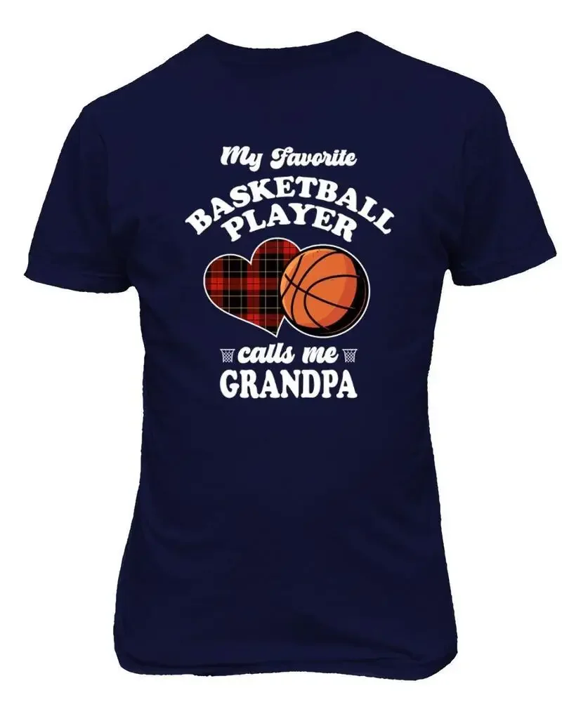 My Favorite Basketball Player Calls Me Grandpa Gift Unisex T-Shirt