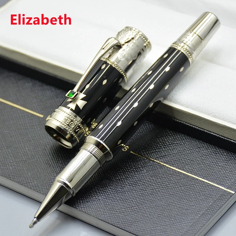 luxury Limited Edition Elizabeth Black MB Roller ball pen / ballpoint pen School office stationery write ink Fountain pen