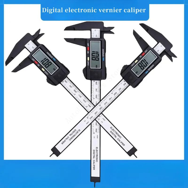 

Цифровой штангенциркуль 0-150 мм, электронный штангенциркуль PA66, инструмент для измерения нейлонового материала