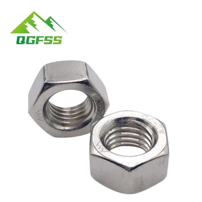 M1 M1.2 M1.4 M1.6 M2 M2.5 M3 M3.5 M4 M5 M6 M8 M10 M12 M16 M20 M24 DIN934 304 Stainless Steel Hex Hexagon Nut