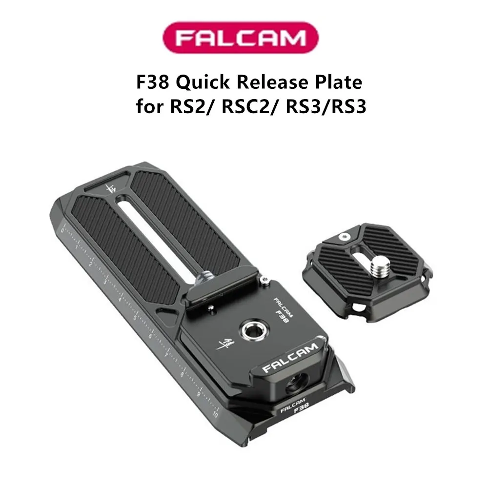 Falcam F38 Quick Release Plate Mount for RS2/ RSC2/ RS3/RS3 pro /Robin-S Universal Arca Swiss Quick Release Plate