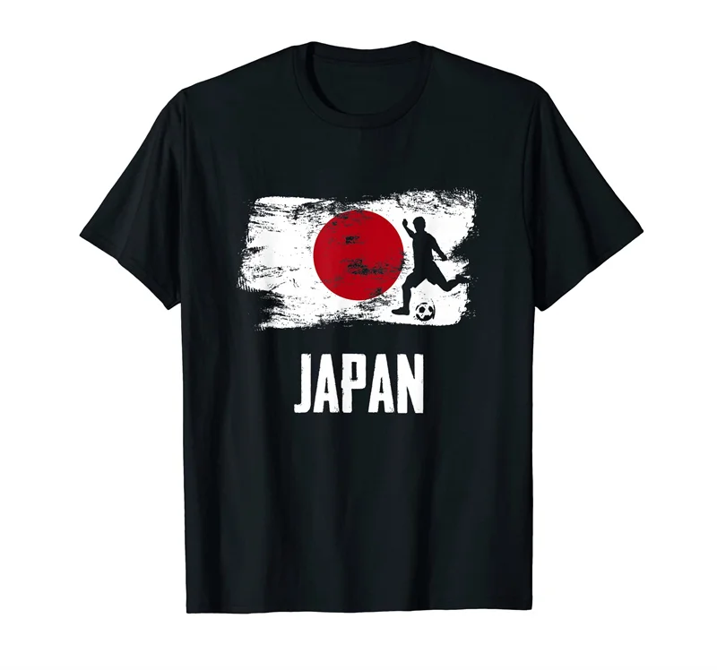 Dabbing Japan Soccer BALL 100% Cotton Flag T shirts Jersey Men Women T-Shirt Tees For Shibasaki Fans Gift