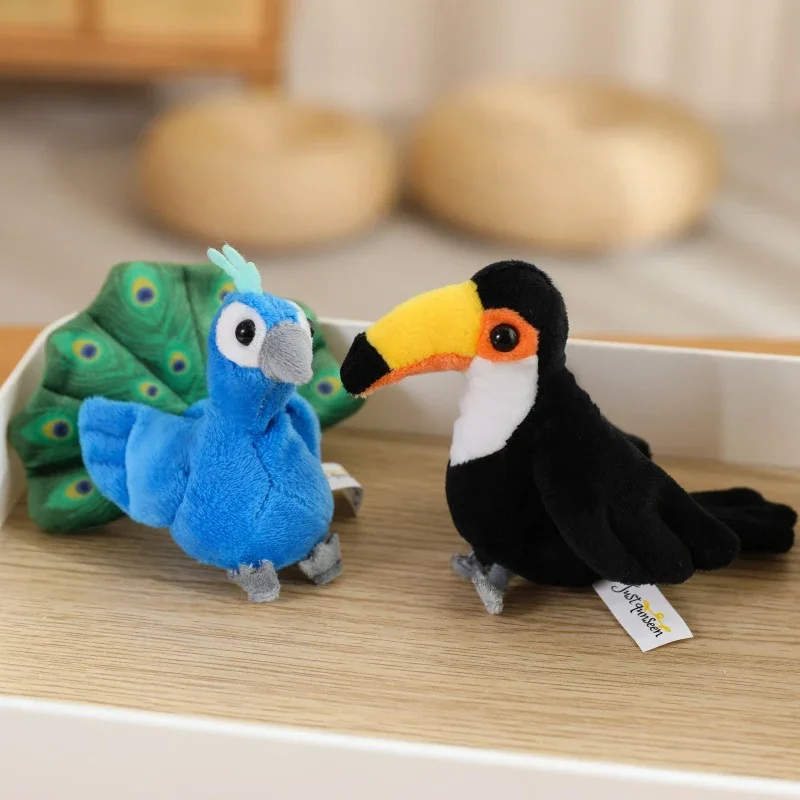 9CM Mini Fingerpuppen Lernspielzeug Für Kinder Hand Cartoon Vögel Meerestiere Plüschpuppe Handpuppen Erzählen Geschichte Geschenke – Detail 15