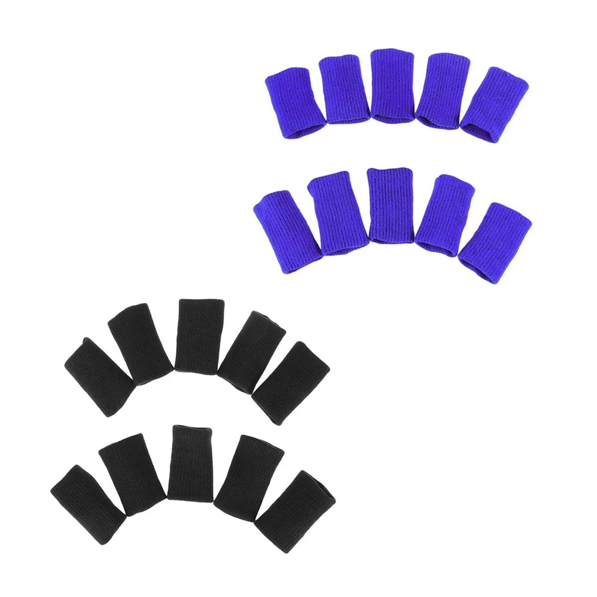 

20Pcs Finger Protective Sleeves Breathable Elastic Finger Support Braces for Sports Injury Care Arthritis Recovery