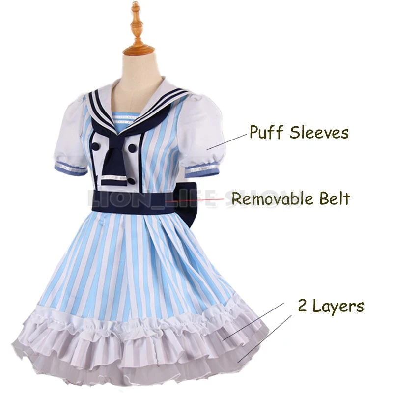 

w;2,c\4.g;Love live Lovelive Umi Kotori Nico Rin Eli Pirate Cosplay Costume Sailor Dress6,b'8\j'7/