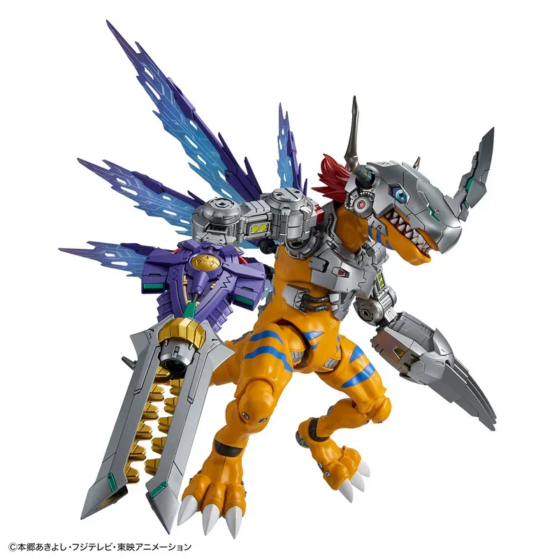 

Bandai Figure-rise Standard Amplified Digimon Adventure Metal Greymon Assembled Models Pvc Anime Action Figures Collection Toy