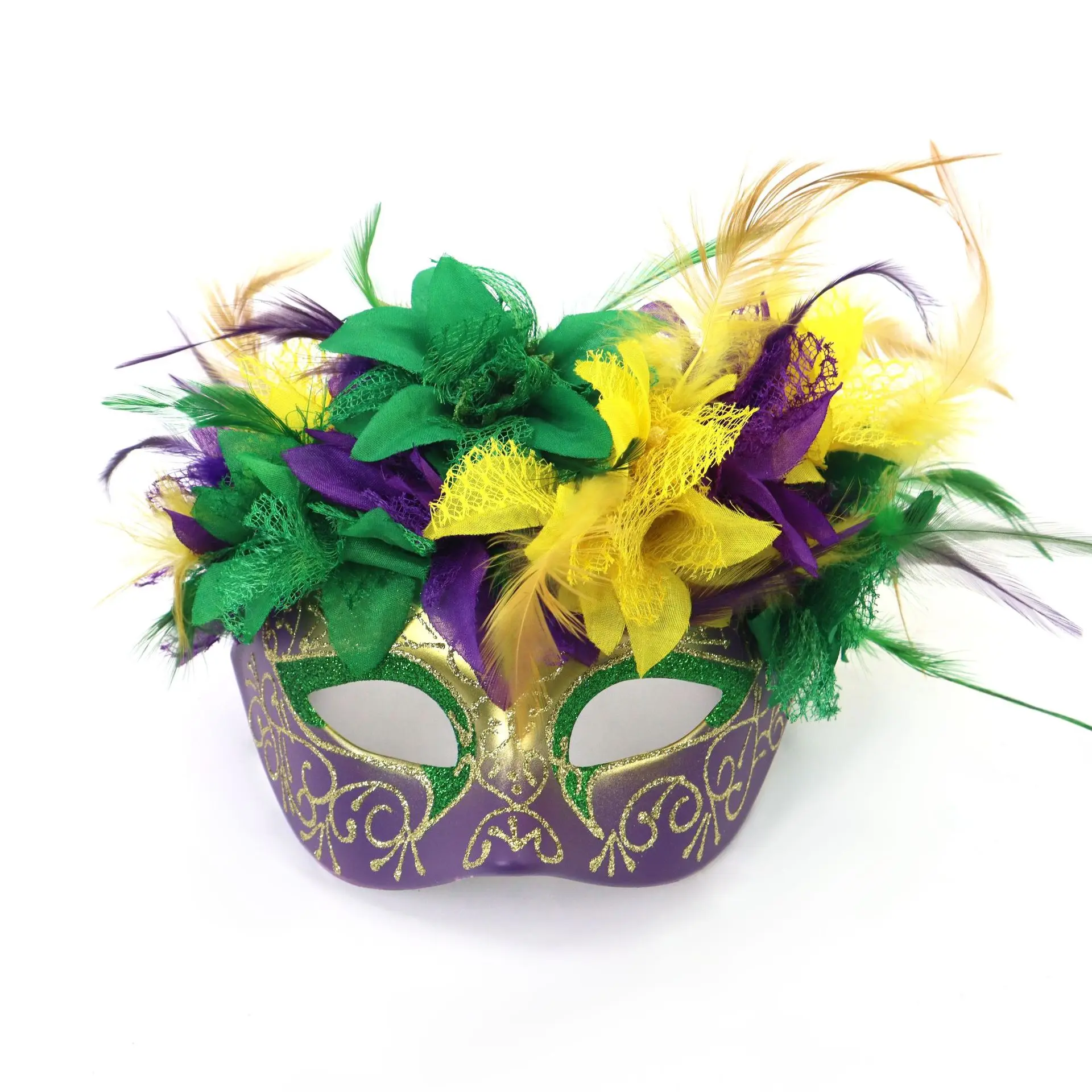 ブラジルカーニバルマスク羽根ハーフマスクプラスチック仮面舞踏会マスクコスプレパーティーボールプロムアイマスクカーニバルフェスティバルアクセサリー