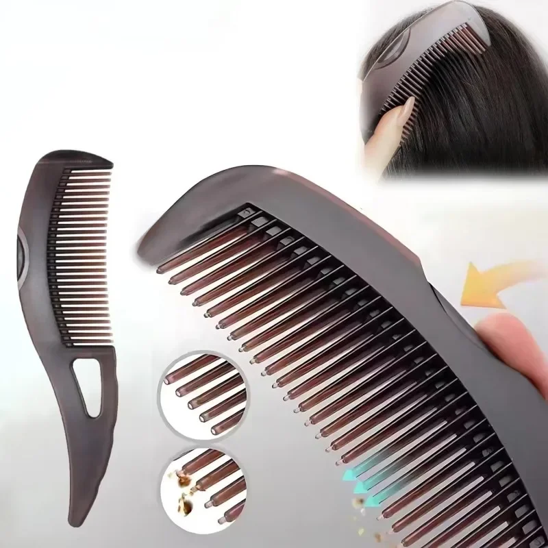 No-Rinse Anti-Dandruff Massage Comb Press Anti-Dandruff Oil Massage Hair Cleaning Comb Anti-Knotting Hair Nourishing Brush