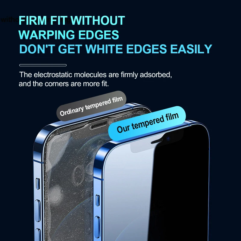 5 piezas Protector de pantalla 9D para iPhone 15 14 13 12 11 Pro Max, vidrio protector para iPhone X XR XS Max 6 6s 7 8 Plus, vidrio templado 2