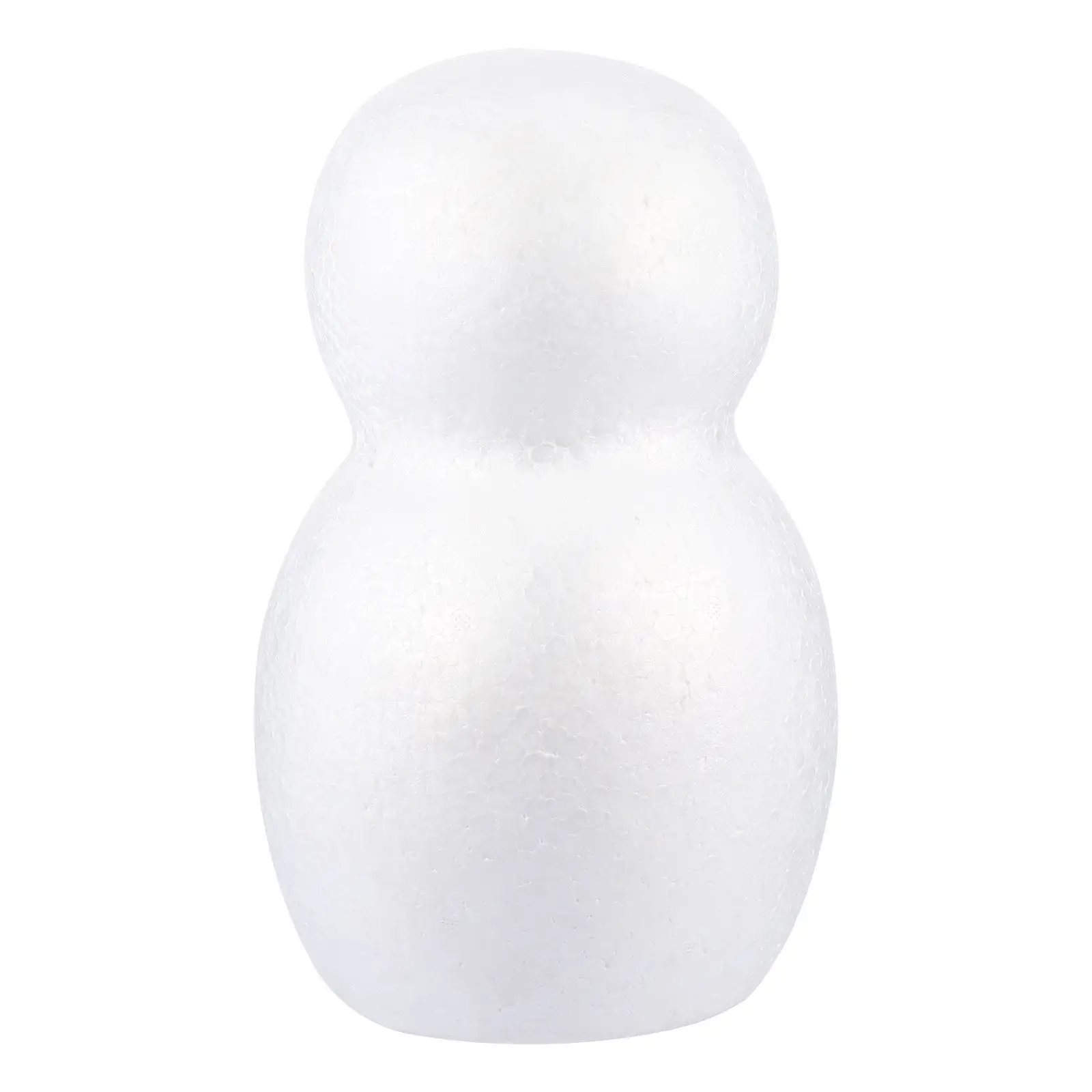 Snowman DIY Kits White Polystyrene Molds Ornament Craft Making for Children Fine Finger Movement Brain Hand Coordination