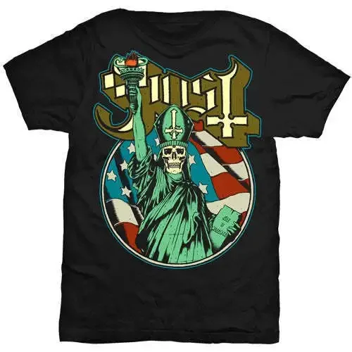 Ghost T Shirt Statue Of Liberty Official New