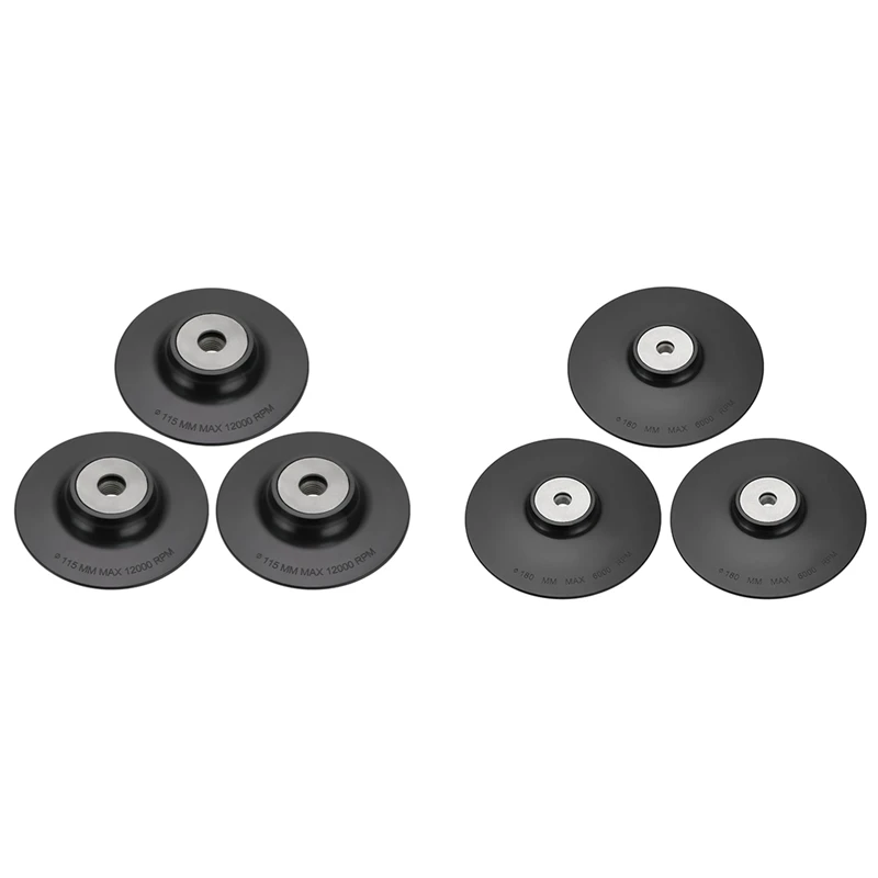 3 adet Plastik Açı Öğütücü Destek Pedi M14 İç Dişli Disk Zımpara Açılı Taşlama Çapı ile Uyumlu