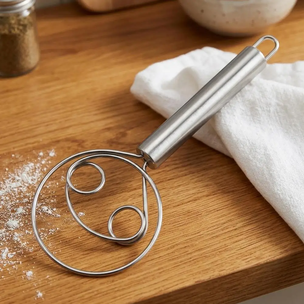 Dough Whisk Bread Mixer Stainl - Kitchen Baking Blender ulasan dan harga