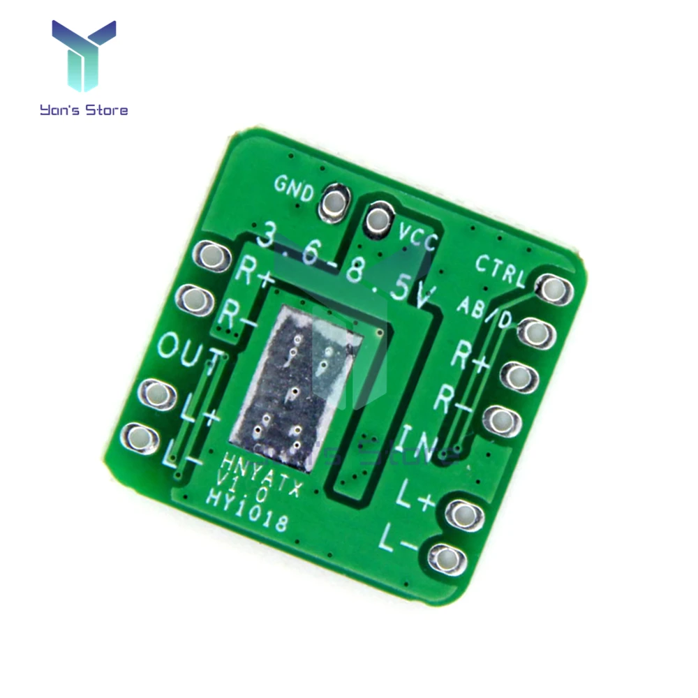 Differential Power Amplifier Board 2x10W Digital Class D Audio Power Amplifier HT8697 Differential Input 3.6-8.5V