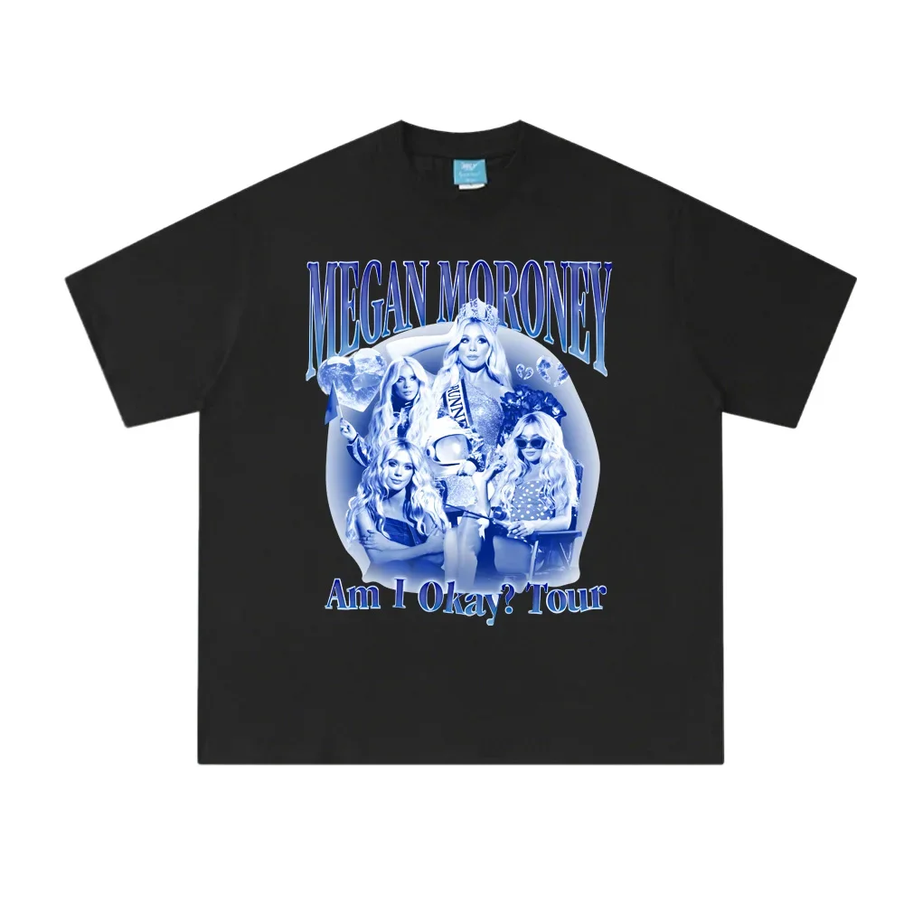 

У меня в порядке Футболка Tour Megan Moroney 2025 такой же, как официальный сайт Футболка Удобная одежда из 100% хлопка Топы высокого качества