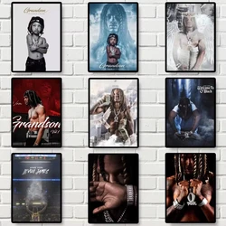 K-King Grandson Von Rapper Poster Gallery Prints Self Adhesive Home Decor Decoration Wall Decals Living Room