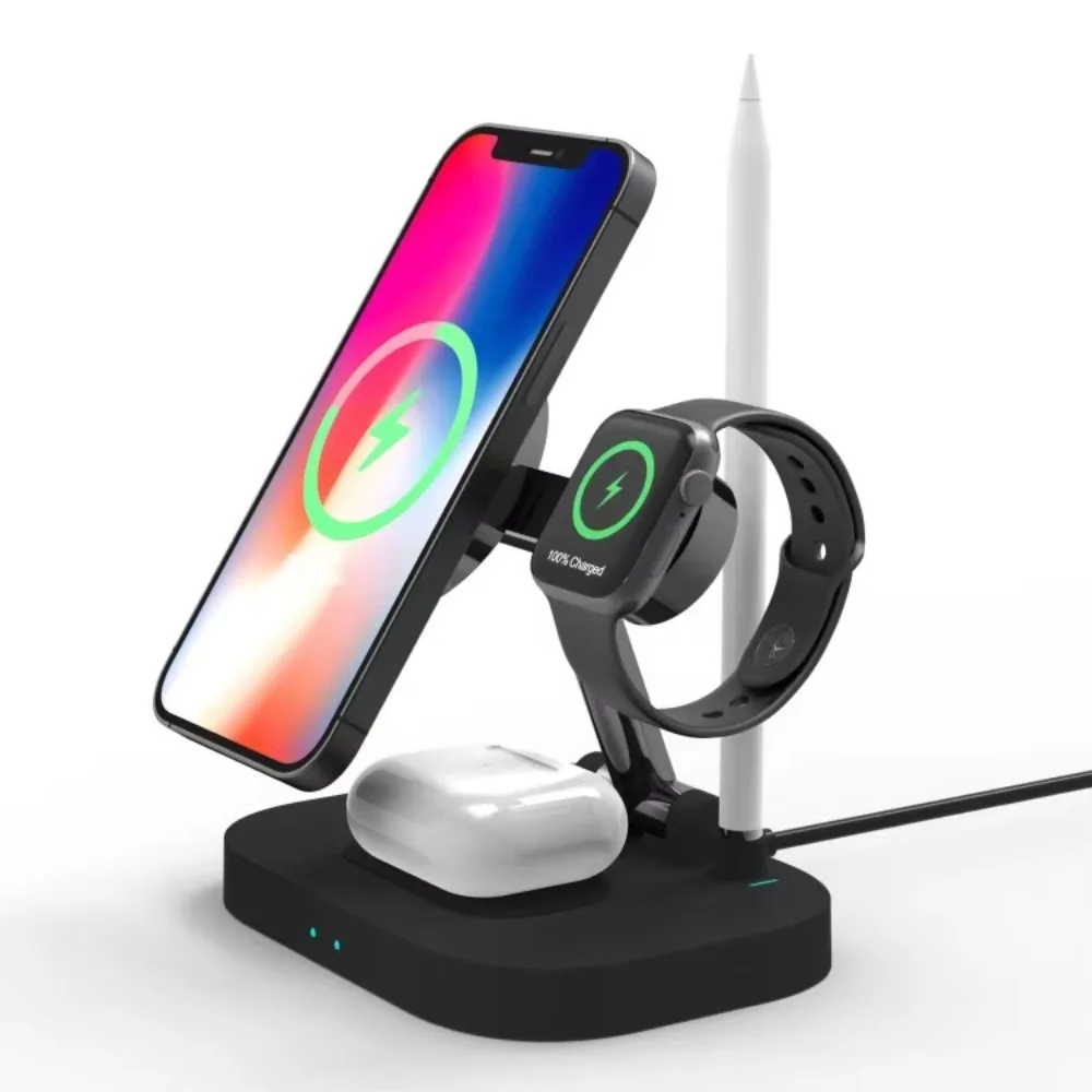 15W 4 in 1 Wireless Charger for iPhone Watch Airpods Pro Pencil i phone charger