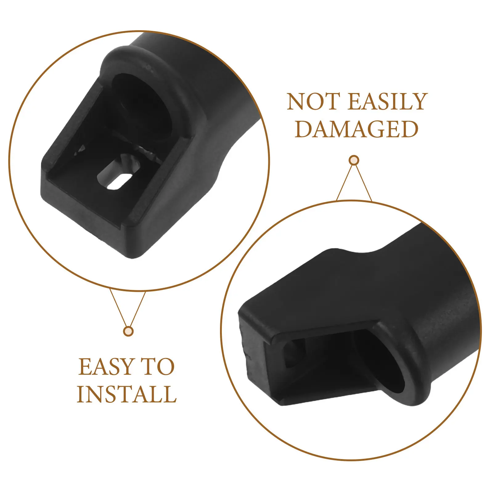 4Pcs Chair Footrest Sliders Ergonomic Office Chair Footrest Slider Pads Smooth Edge Stylish Design Easy Assembly Home Office