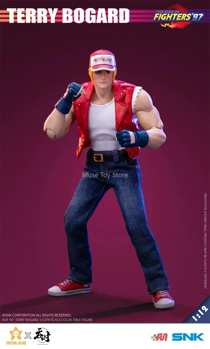 In Stock TUNSHI STUDIO TS-XZZ-005 1/12 Scale Male Fighting Master Terry Bogard Full Set About 15.5cm Action Figure Model Toy