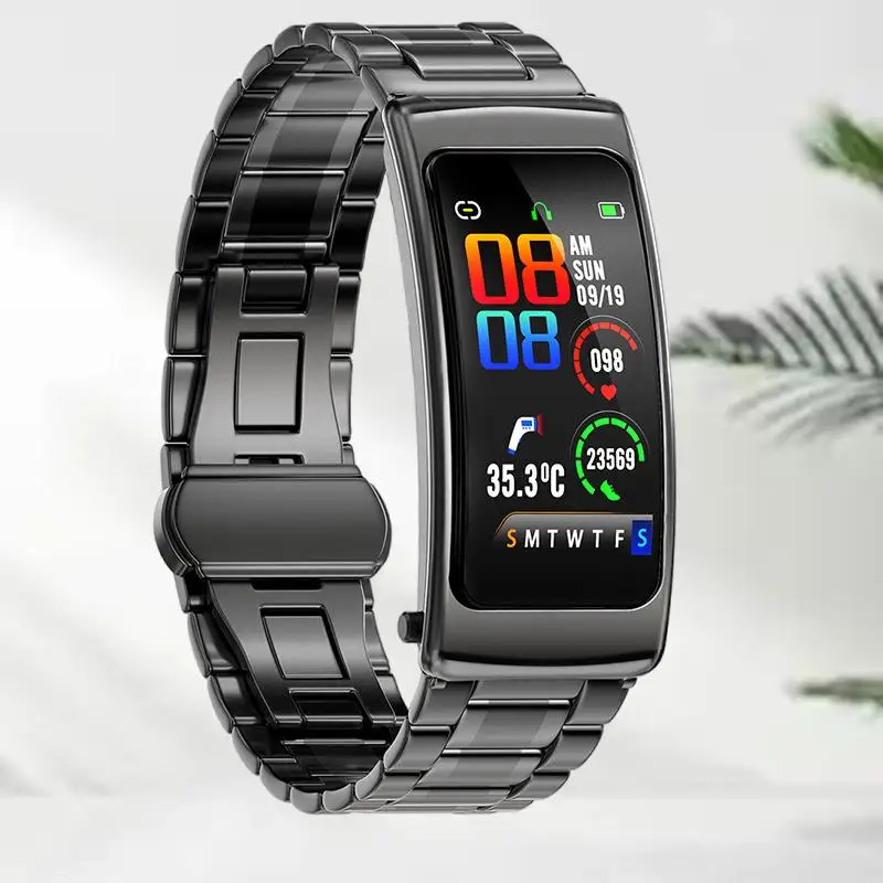 

Revolutionize Fitness Routine With The Smart Bracelet Call Function Heart Rate Monitor Bluetooth Connectivity Music Playback