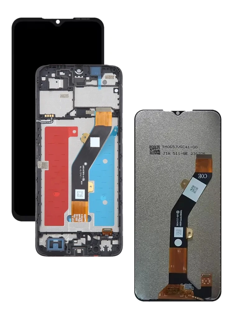 Lcd do telefonów komórkowych dla ZTE Blade A34, A54, wyświetlacz LCD ekran dotykowy Panel Digitizer z montażem ramy wymiana części naprawczych6.6 — zdjęcie produktu 6