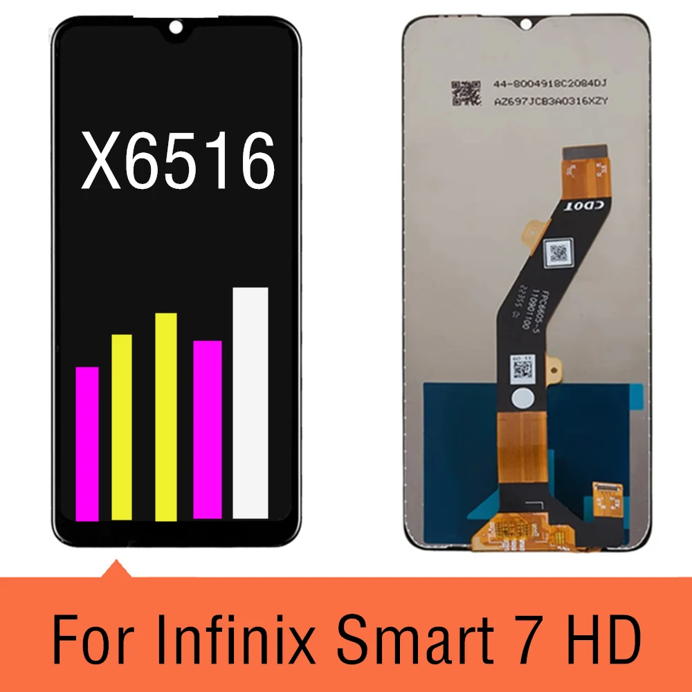 For Infinix Smart 7 HD X6516 Display Replacement With Touch Panel Digitizer LCD Screen Repair Parts