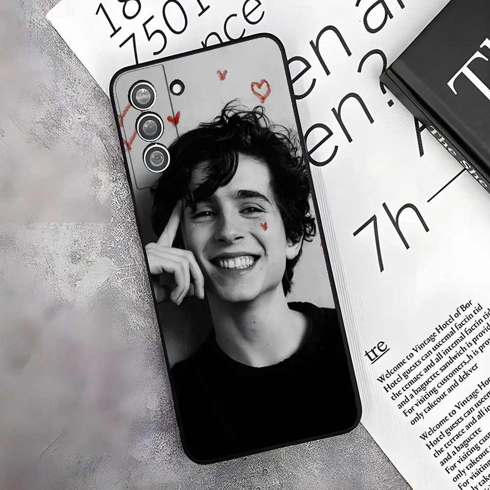 T-Timothée H-Hal Chalamet Phone Case For Samsung S26 S25 Edge S24 S23 S22 S21 S20 Ultra Plus Fe Galaxy A37 A17 A57 Cover