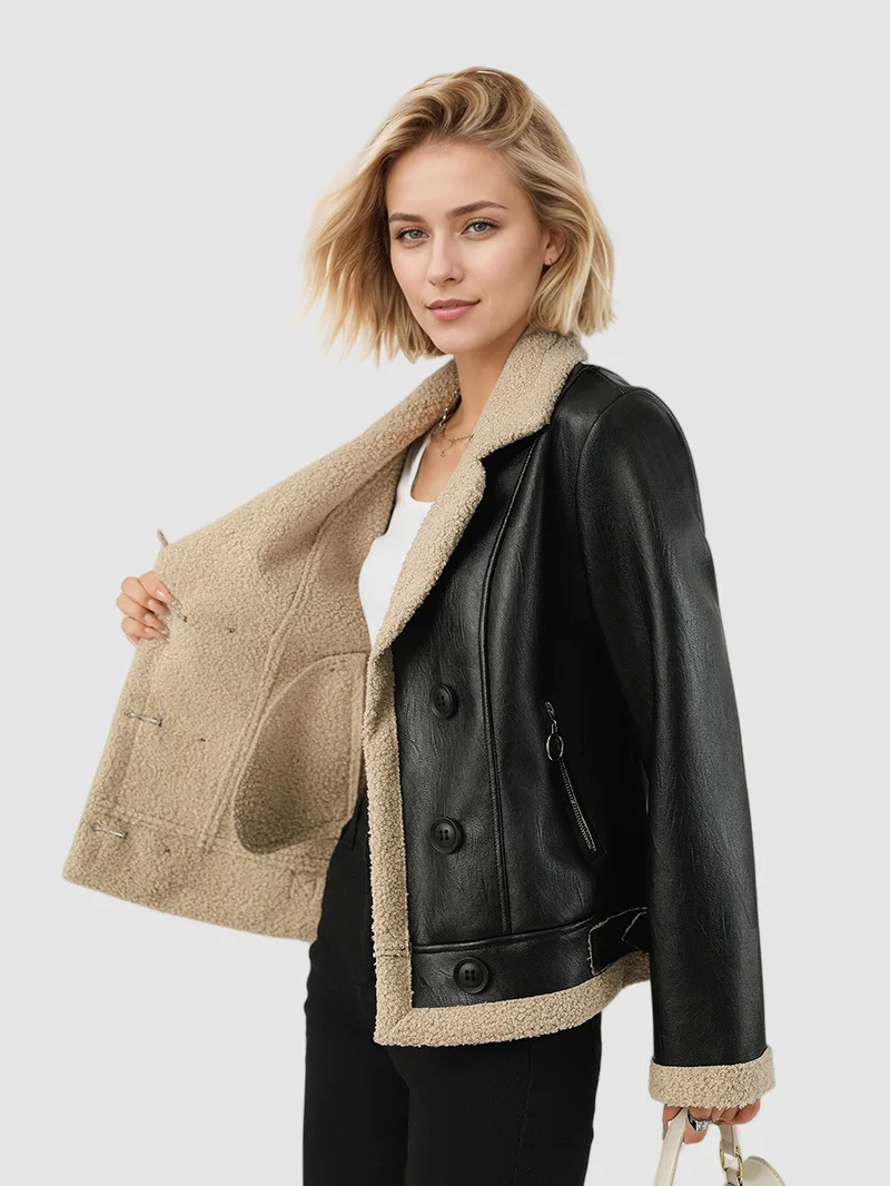 เสื้อโค้ทเทรนช์โค้ทผู้หญิง สไตล์หรูหรา สำหรับใส่กลางแจ้ง แบบกระดุมสองแถว สำหรับฤดูใบไม้ผลิและฤดูร้อน แฟชั่นไฮเอนด์ แบบเลเยอร์  สไตล์ดาร์กอะคาเดเมีย ความยาวแบบลองไลน์