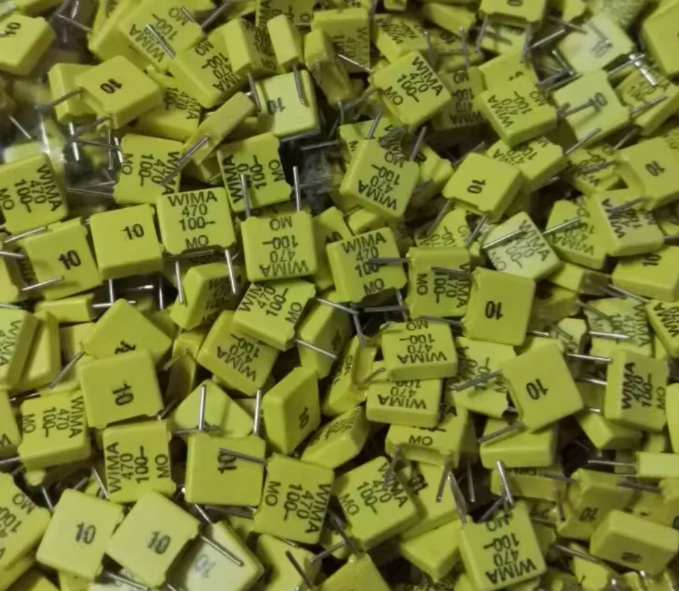

20pcs/lot original German Yellow WIMA FKC2 470PF 100V 7.2X2.5X8.5mm P:5mm Audio film capacitors free shipping
