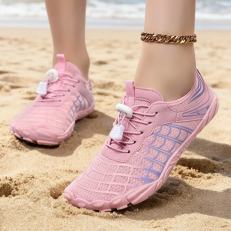 Women's Outdoor Fishing Shoes, Water Shoes for Swimming, Water-Resistant Shoes for Rafting and Boating, Outdoor Beach Shoes, Summer Hiking and Beach Shoes, Indoor Fitness Yoga Shoes, Soft-Soled Shoes for Jump Rope and
