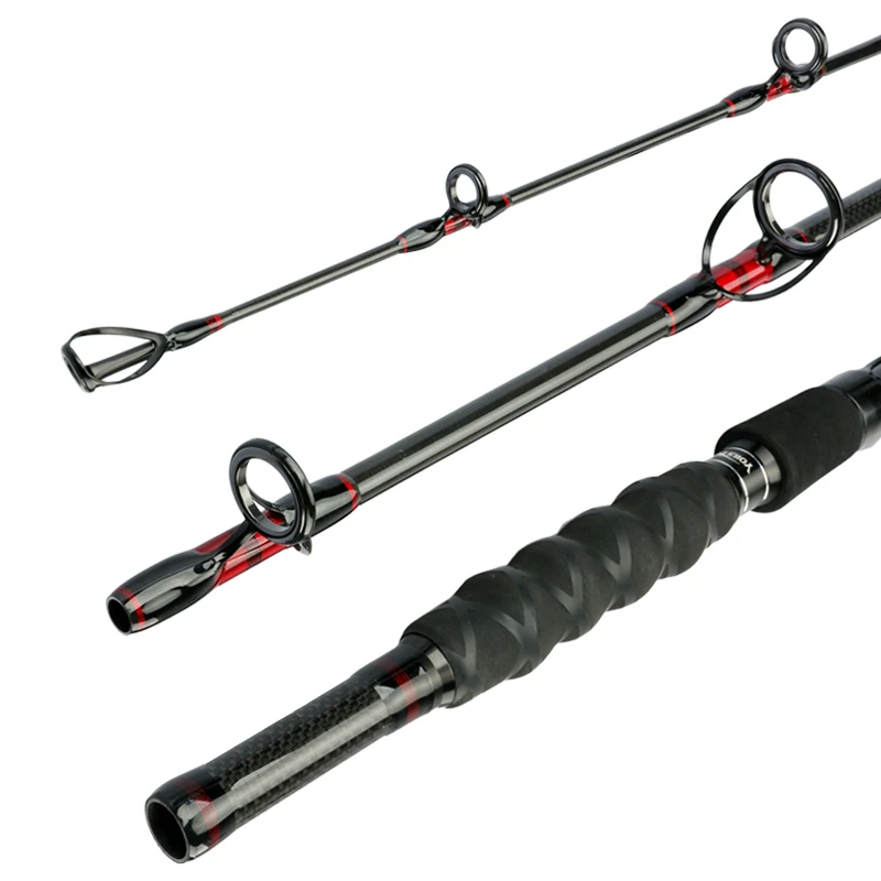 Mavllos Cliffhange Trout Fishing Rod, Superhard Tip Lure 80-250g 30-50lb 1.8-2.4m,Sea bass Spinning Rod Boat Fishing Tuna