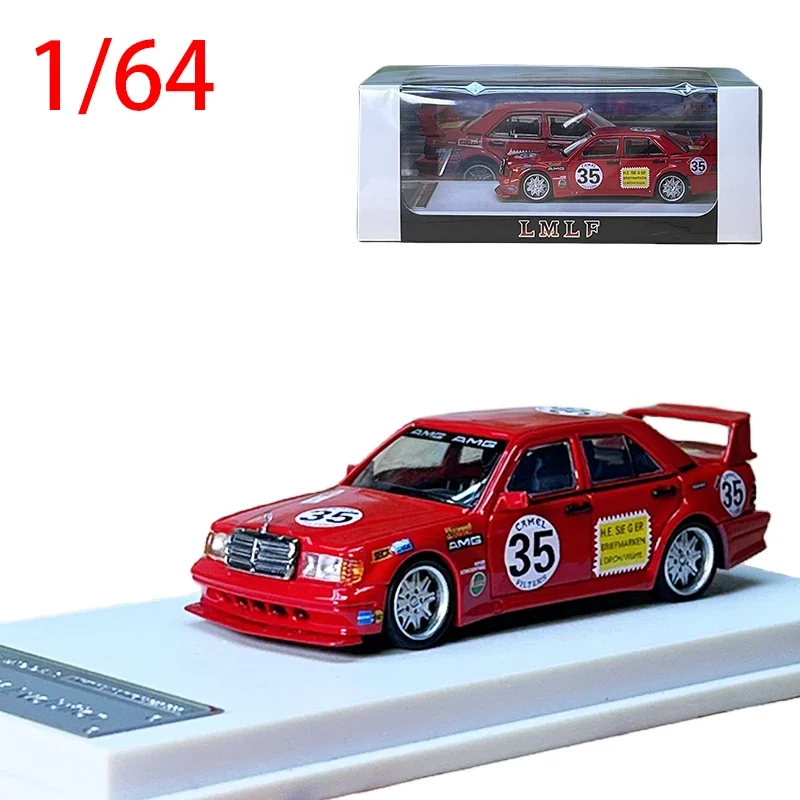 

Diecasts & Toy Vehicles LMLF 1:64 Model Car Benz 190E W201 Alloy Car Model AMG 2.5-16 Evolution Toys for Boys Collectible Gift