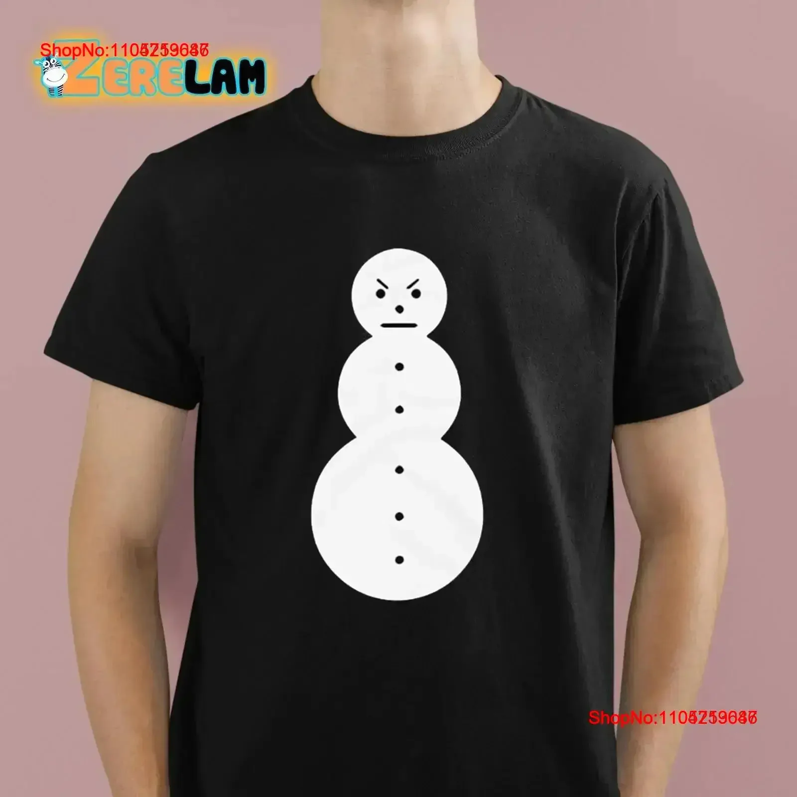 Jeezy muñeco de nieve enojado camiseta vintage lavado ropa de diseñador Top para uso diario suave elegante estirado versátil Casual