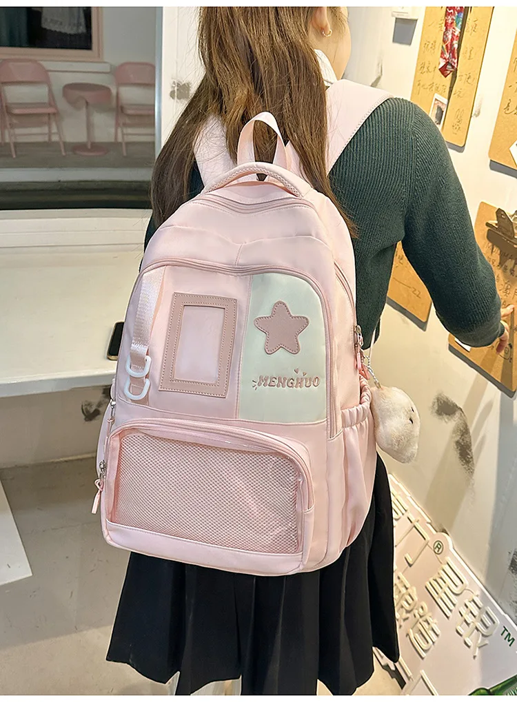 Kawaii Starry Preppy Harajuku Ita Backpack