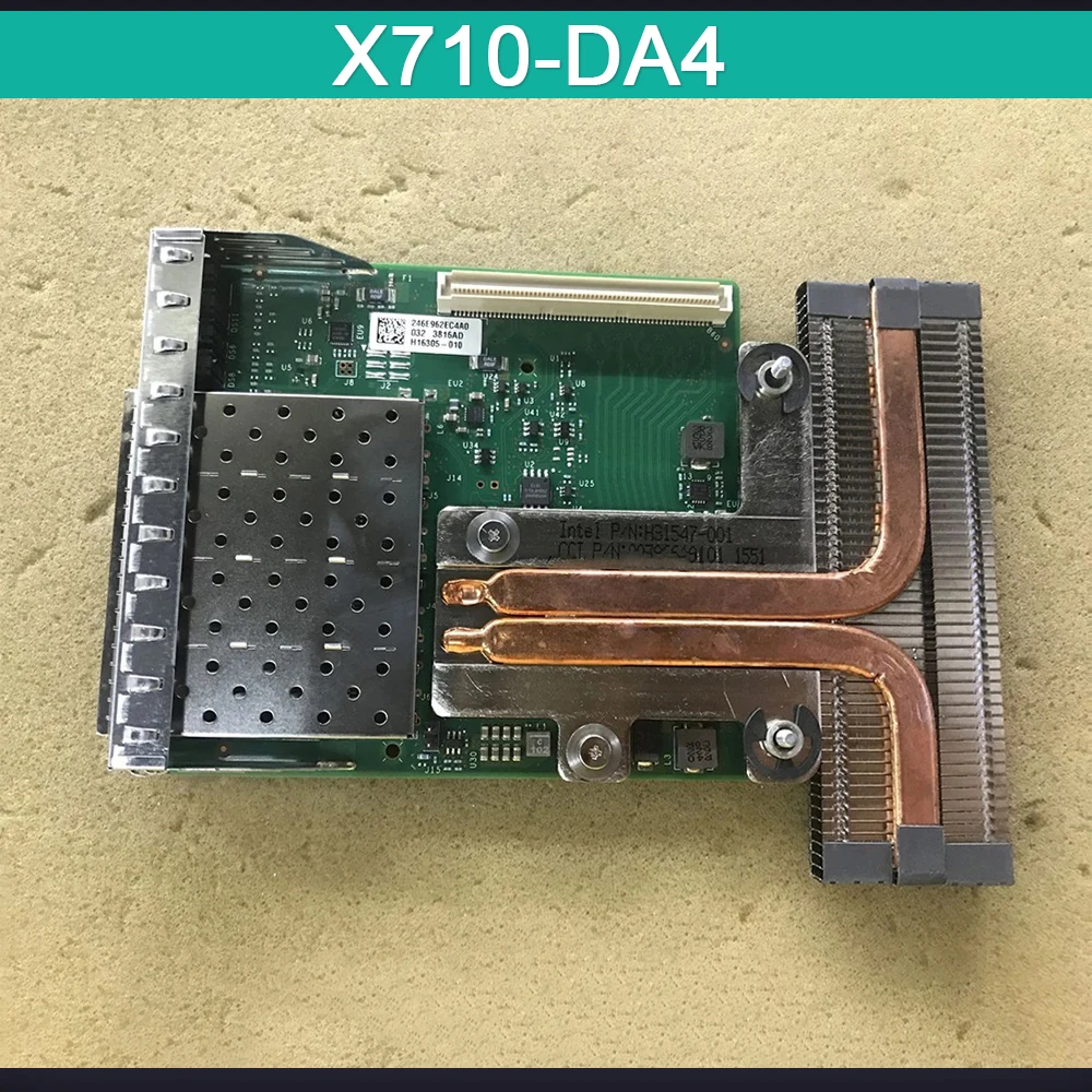 

Для встроенной сетевой карты DELL, дочерней карты, четырехпортовый rNDC 068M95 68M9 X710-DA4